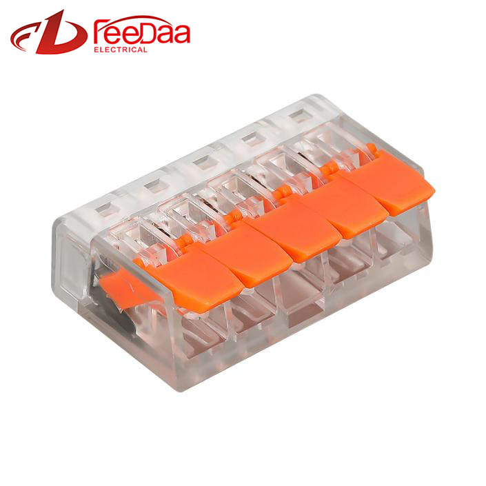 WAGO 221 Series Quickly Wire Connector | 1 vstup 4 výstup PCT-415